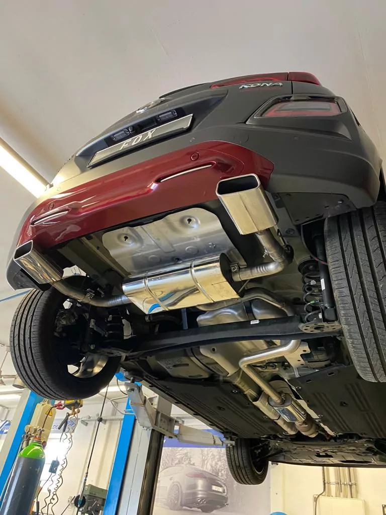 Hyundai Kona 2WD Ironman  Endschalldämpfer Ausgang rechts/links - 145x65 Typ 59 rechts/links