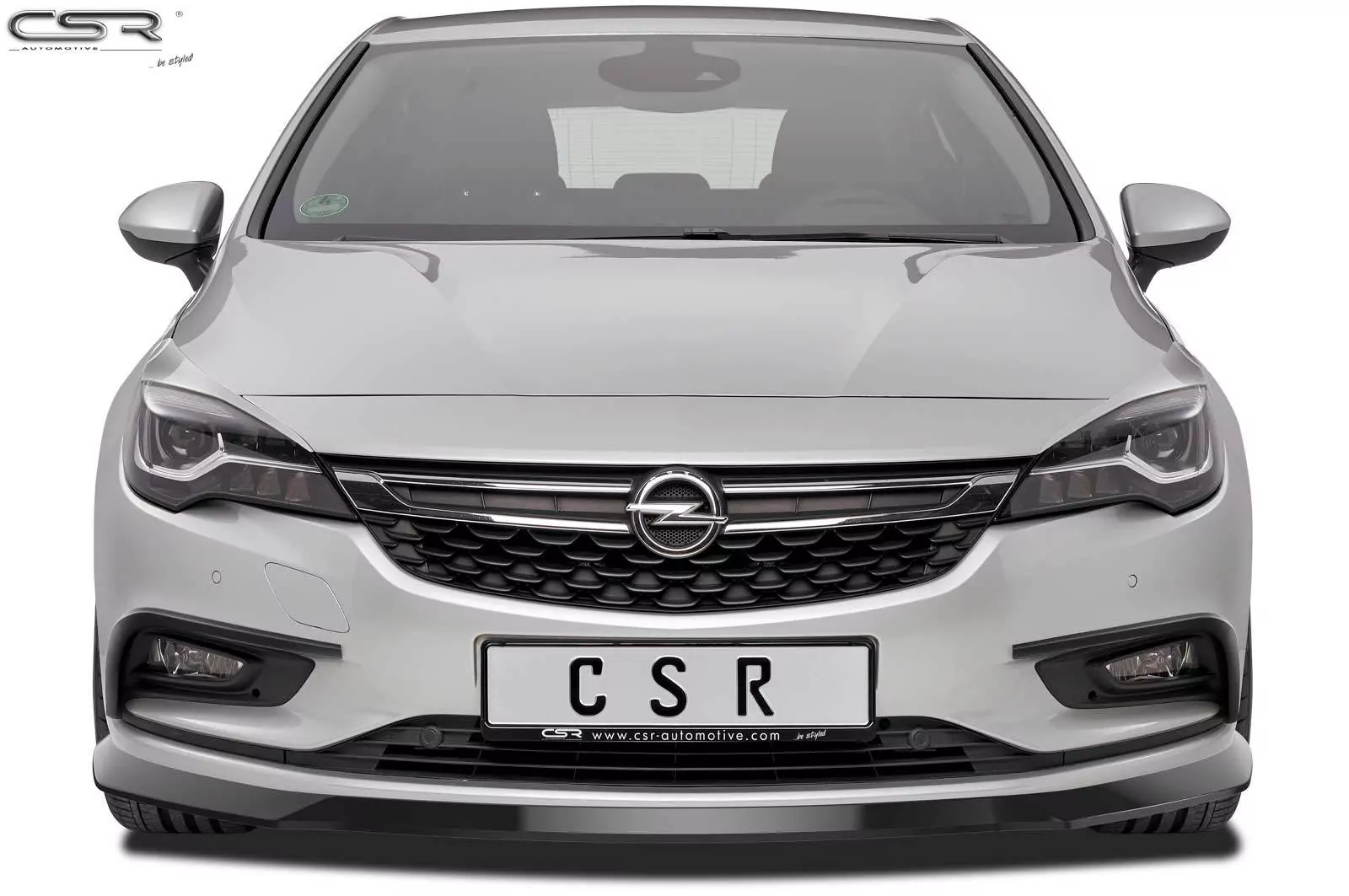 Cup-Spoilerlippe mit ABE für Opel Astra K CSL419-M Carbon Look (matt)