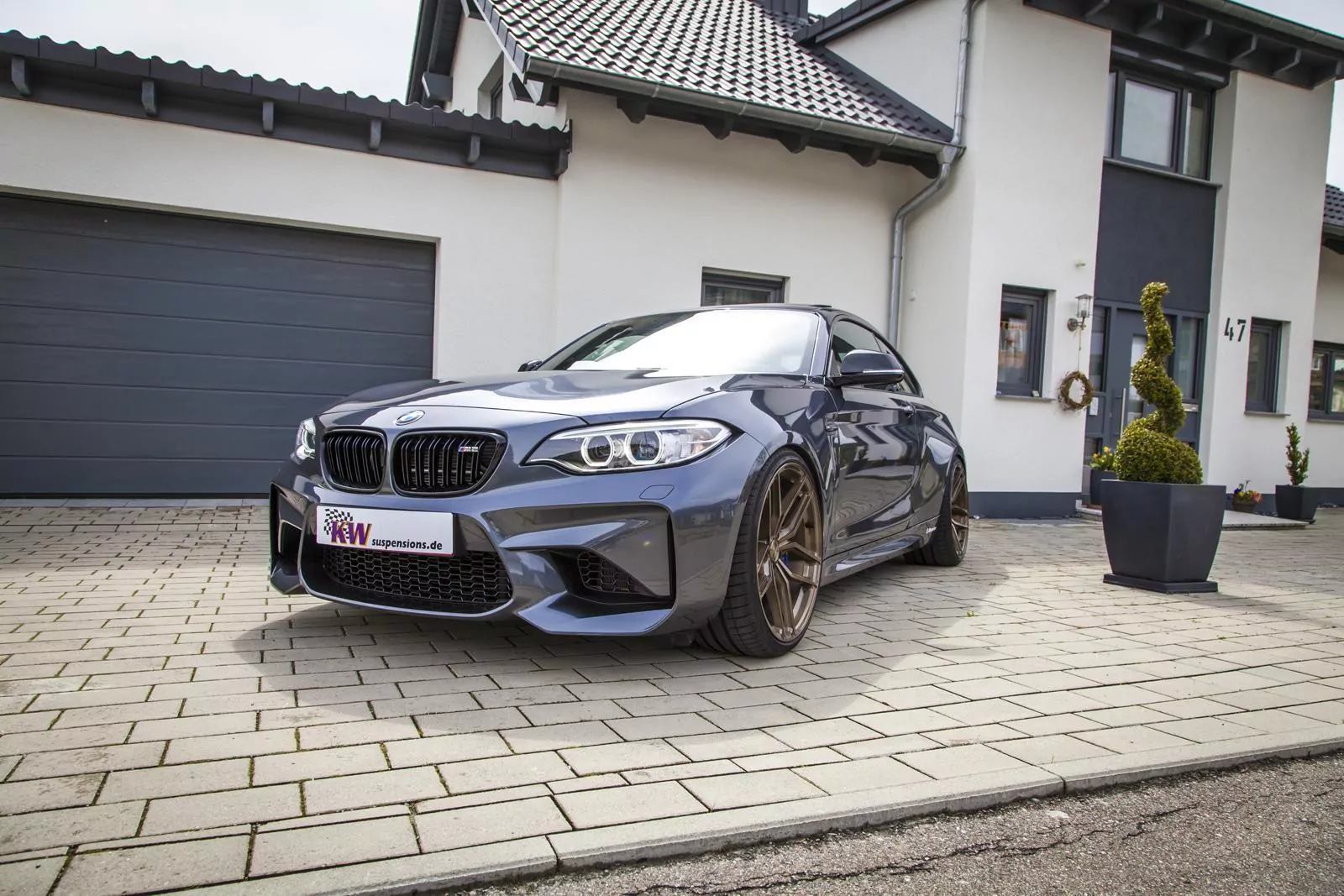 KW Gewindefahrwerk V4 Clubsport inkl. Stützlager BMW 2er Coupe (F22, F87) 1C, M3 10/2012-