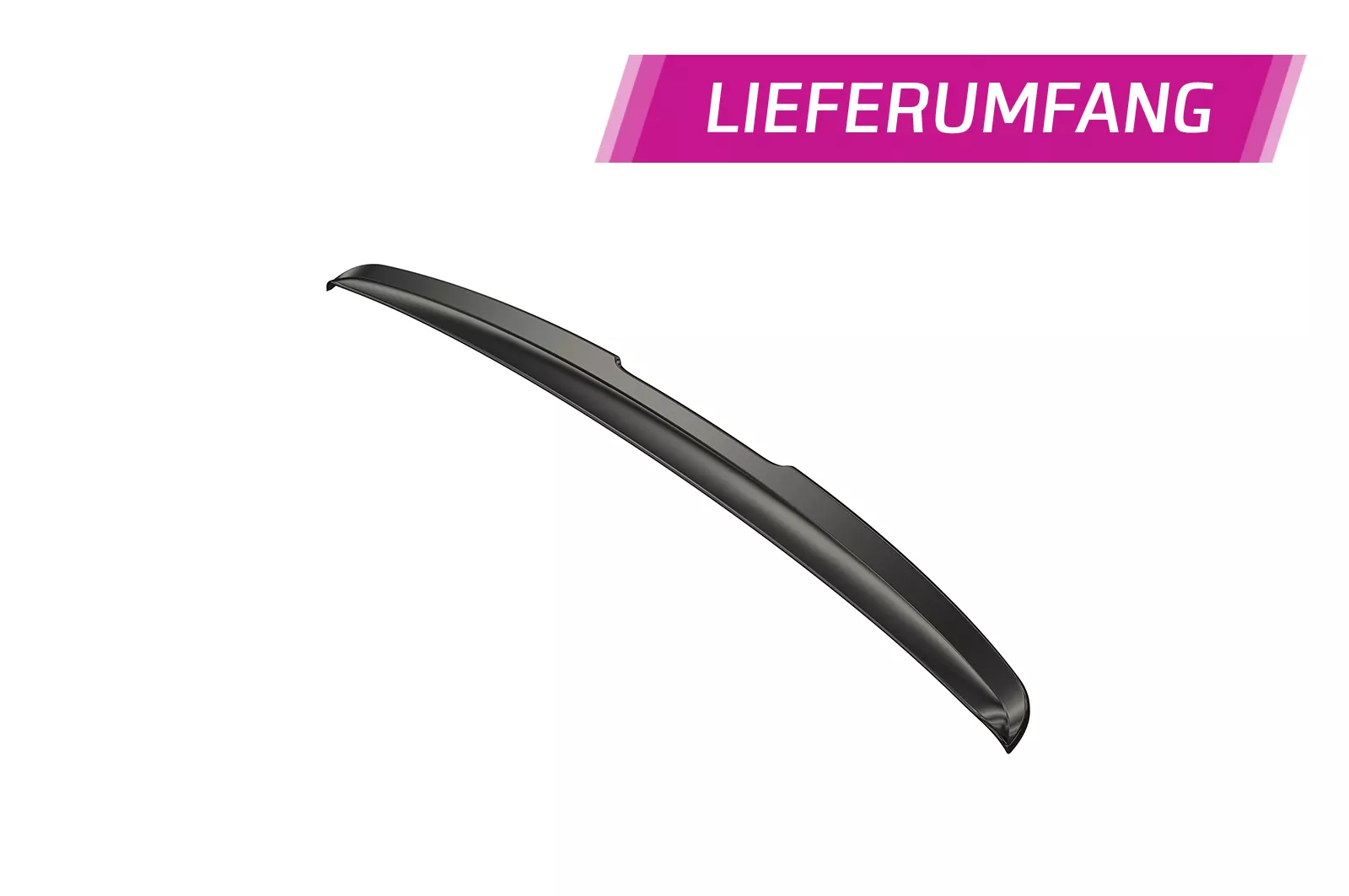 Heckflügel mit ABE für VW T5 HF808 Strukturiert (schwarz matt)