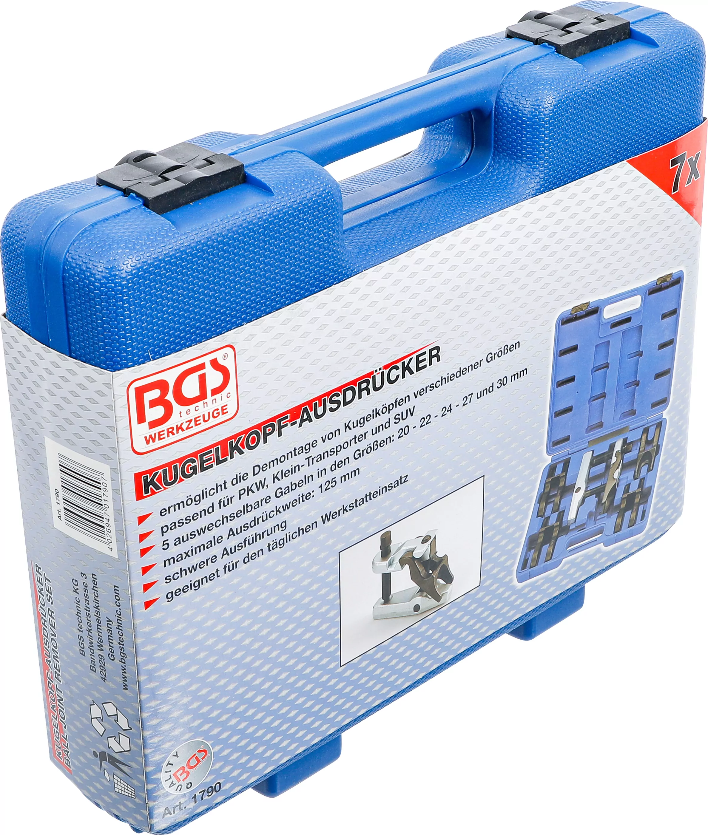 Kugelkopf-Satz | 7-tlg.