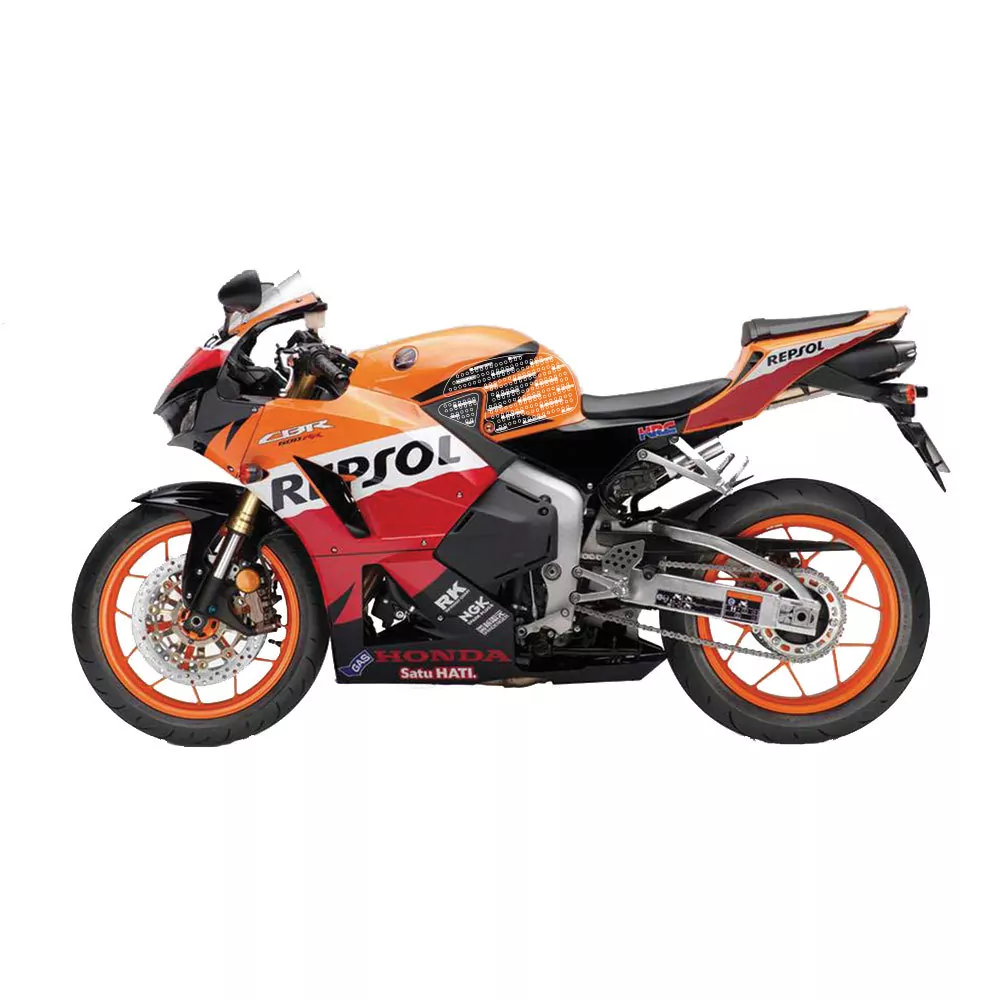 Stompgrip Traction Pad Volcano für Honda CBR600 RR 13-22 Hybrid