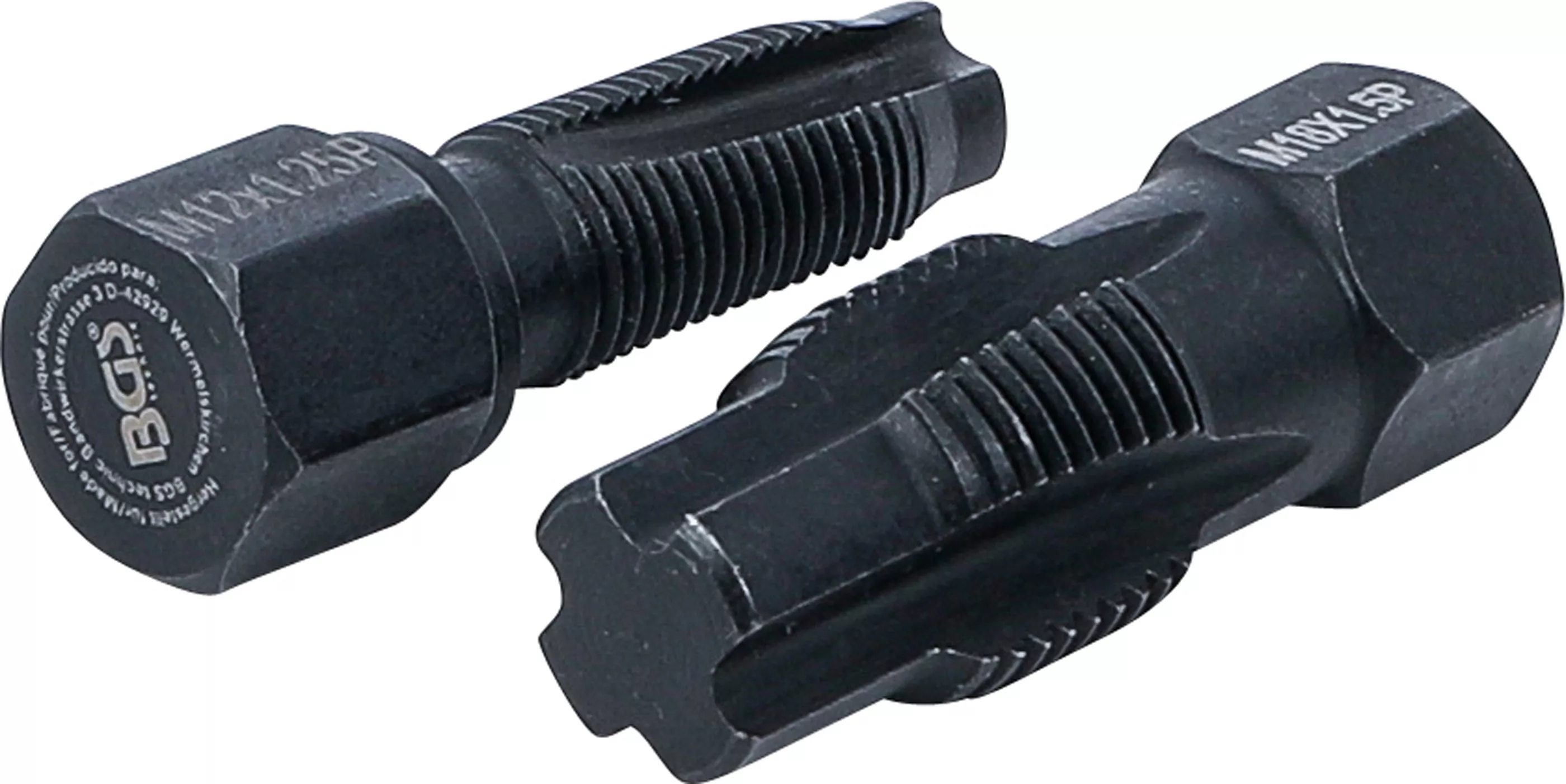 Reparaturwerkzeug für Lambdasondengewinde | M18 x 1,5 mm | M12 x 1,25 mm | 2-tlg.