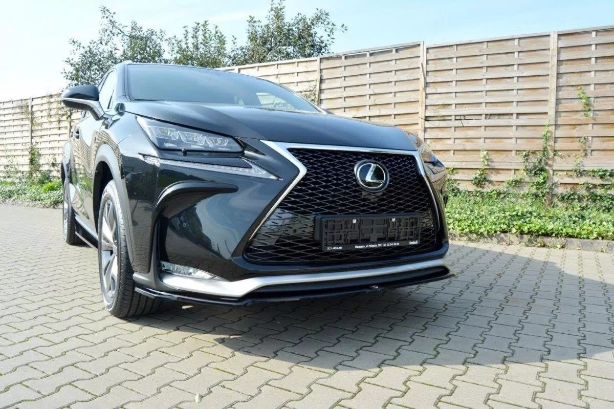 Nebelleuchten Abdeckung Passend Für Lexus NX Mk1 Schwarz Hochglanz Schwarz Hochglanz