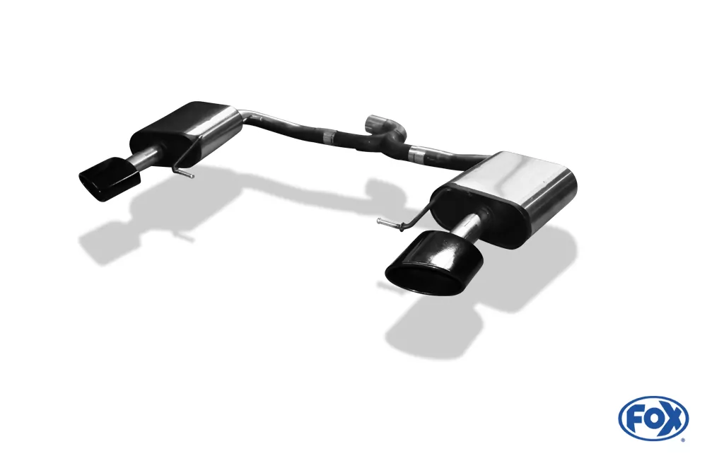 Seat Leon 5F ST - Cupra 300 - Schwarz  Endschalldämpfer rechts/links - 160x90 Typ 38 rechts/links schwarz