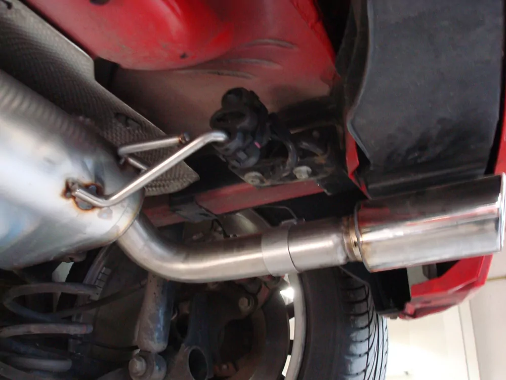 Renault Clio III B Sport  Endschalldämpfer quer Ausgang rechts/links - 1x76 Typ 17 rechts/links