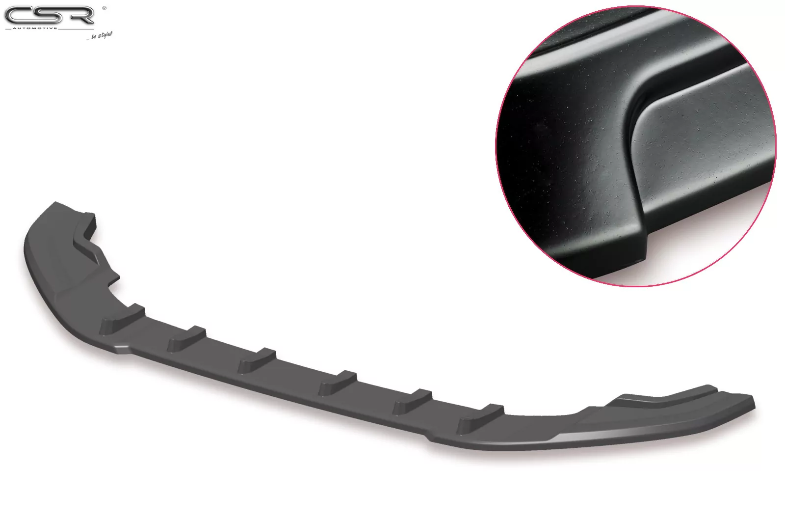 Cup-Spoilerlippe mit ABE für VW Golf 7 GTI / GTD Lackierfreundlich (schwarz matt)