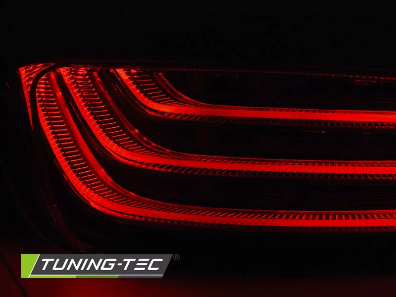 Led Bar Tail Lights Black Smoke Lci Look Fits Bmw F10 10-07.13 