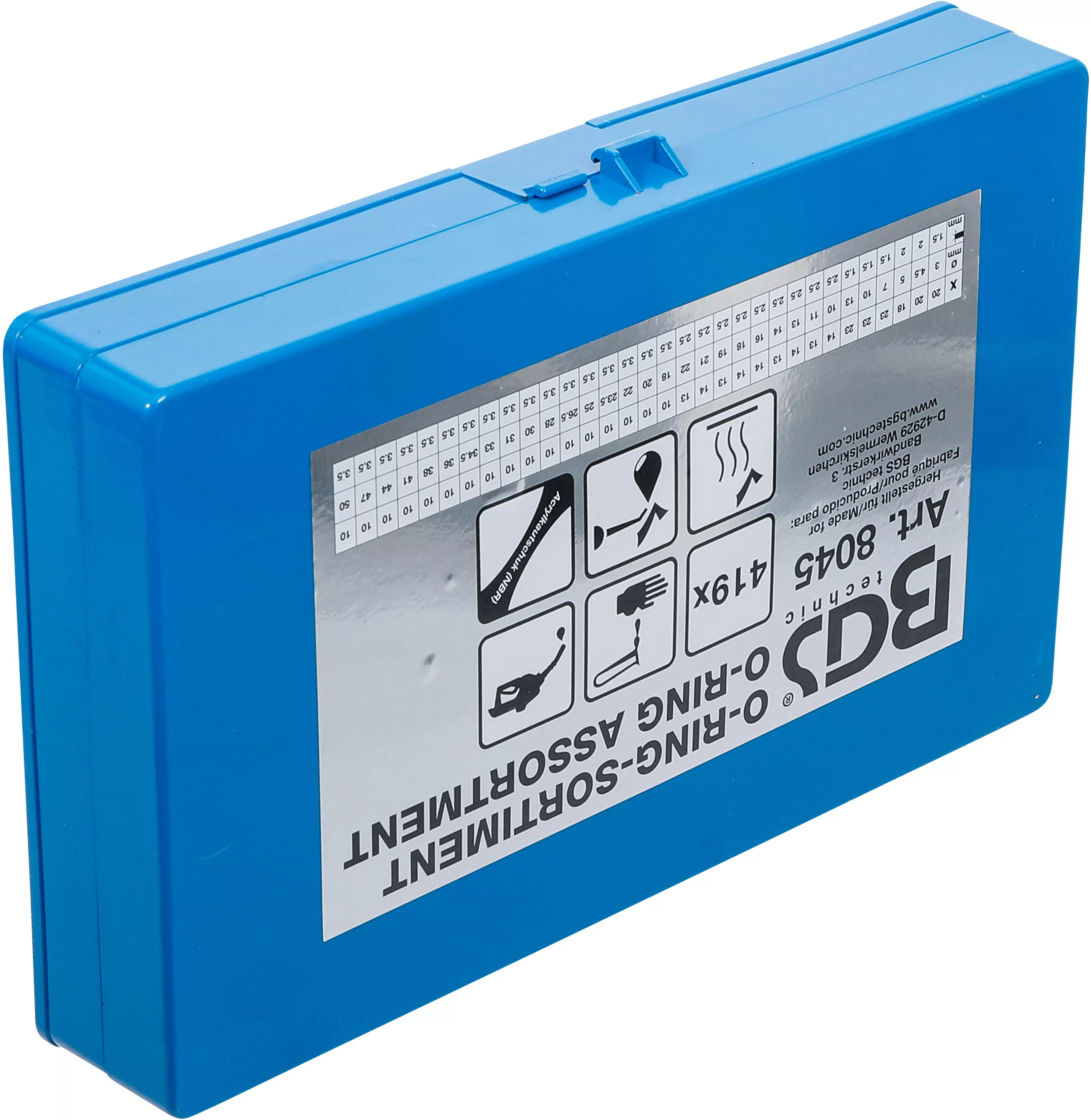 O-Ring-Sortiment | Ø 3 - 50 mm | 419-tlg.