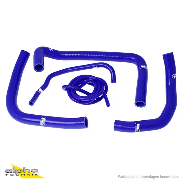SAMCO SPORT Siliconschlauch Kit blau für Honda CBR900RR Modelljahr 1994-1995