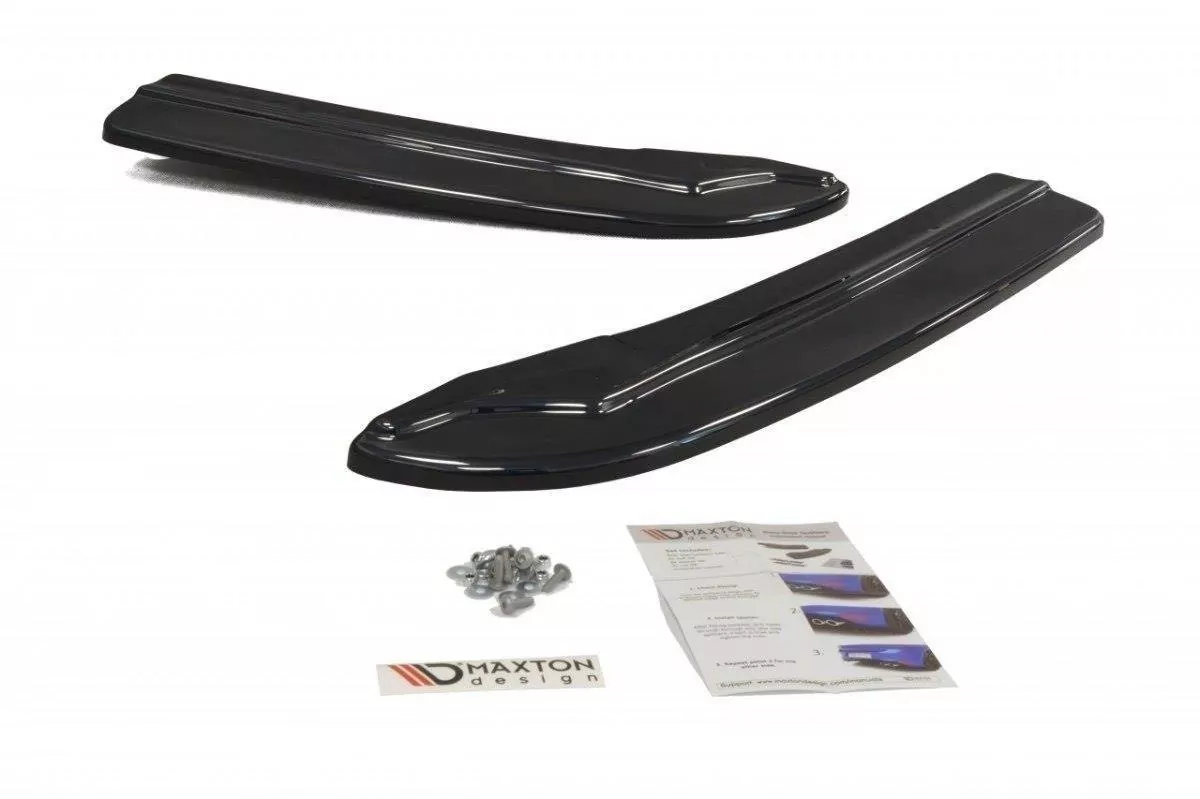 Heck Ansatz Flaps Diffusor Passend Für Diffusor Passend Für Mercedes C W204 63 AMG/AMG-Line Schwarz Hochglanz Schwarz Hochglanz