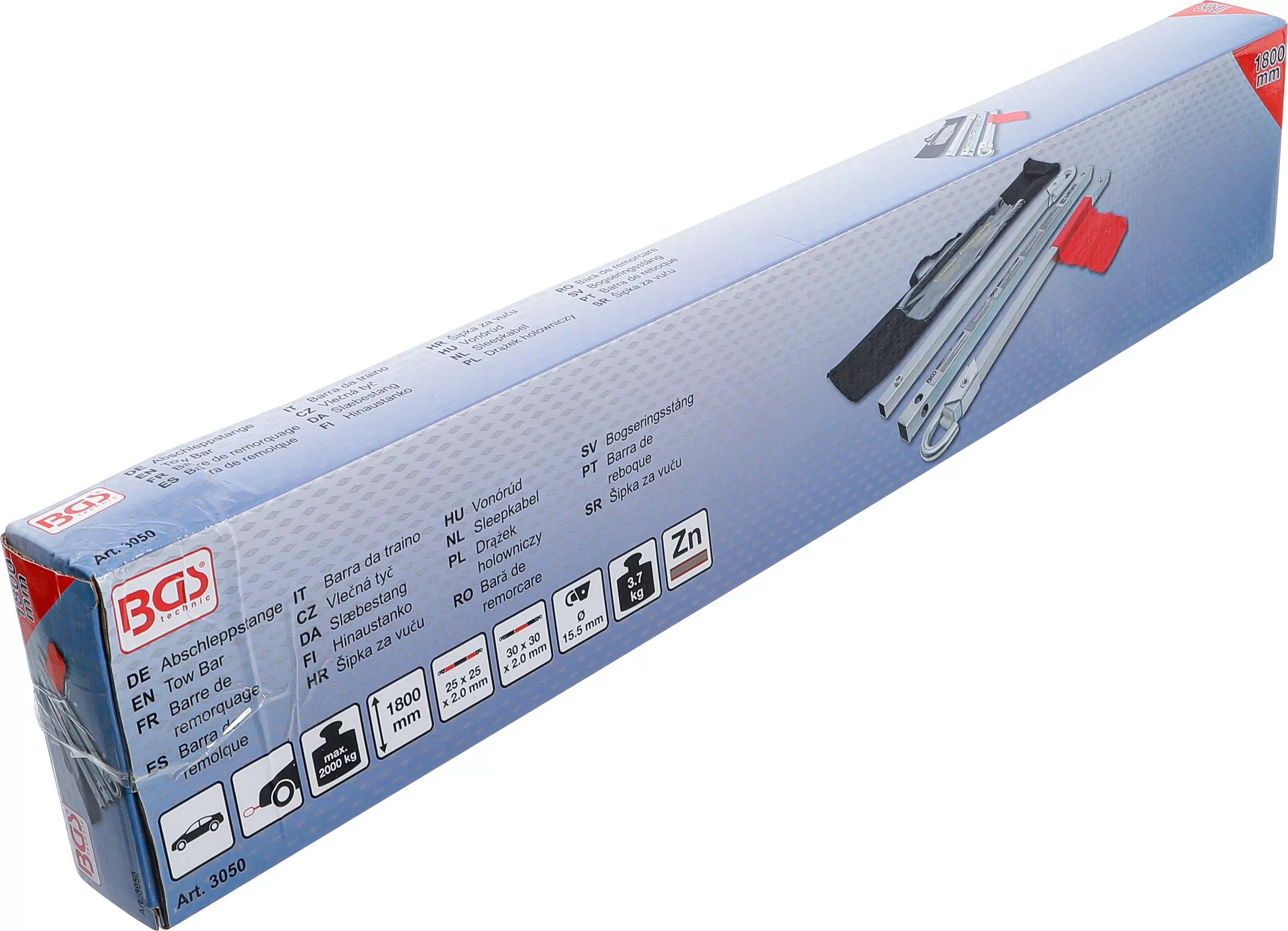 Abschleppstange | max. 2000 kg | 1,8 m