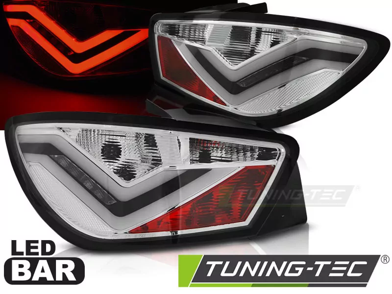 Led Bar Tail Lights Chrome Fits Seat Ibiza 6j 3d 06.08-12