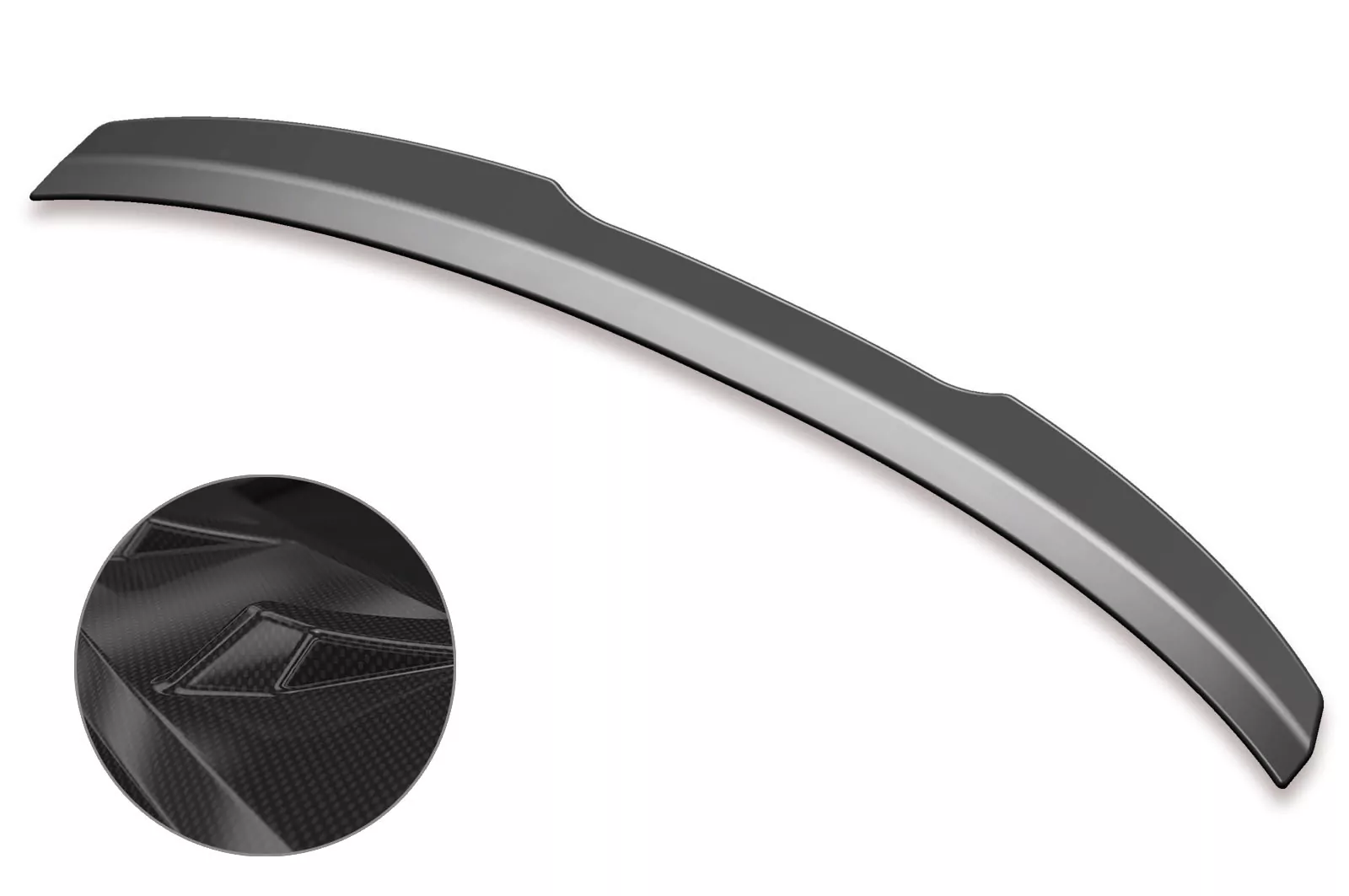 Heckflügel mit ABE für Seat Leon III (Typ 5F) HF632-C Carbon Look Hochglanz