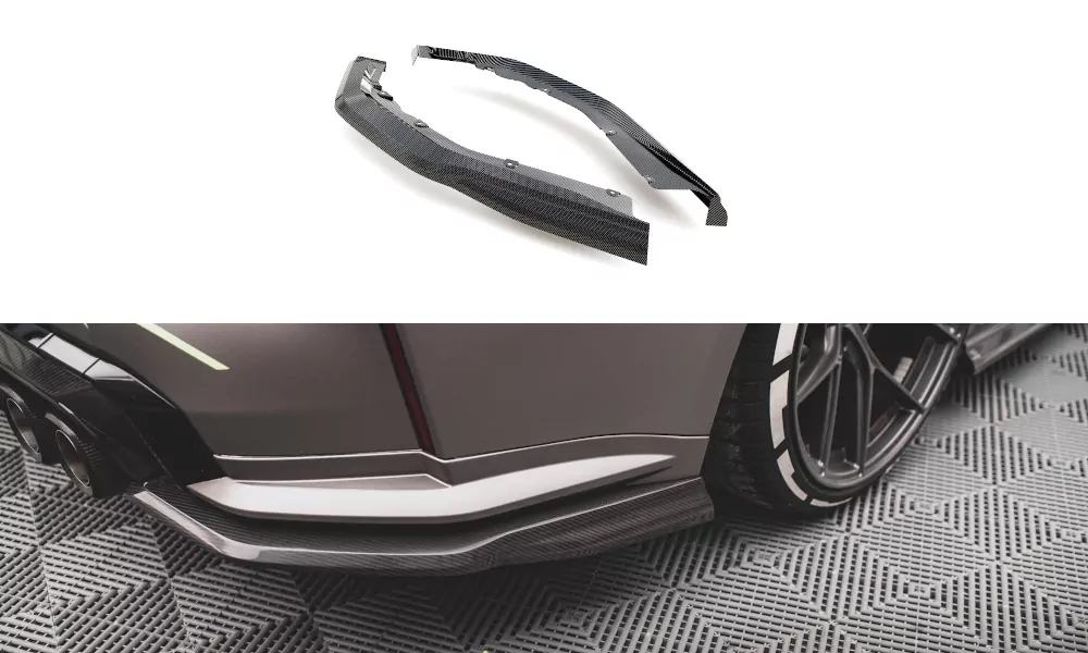 Prepreg Carbon Fiber Heck Ansatz Flaps Diffusor Für BMW M4 G82 / G82 Facelift