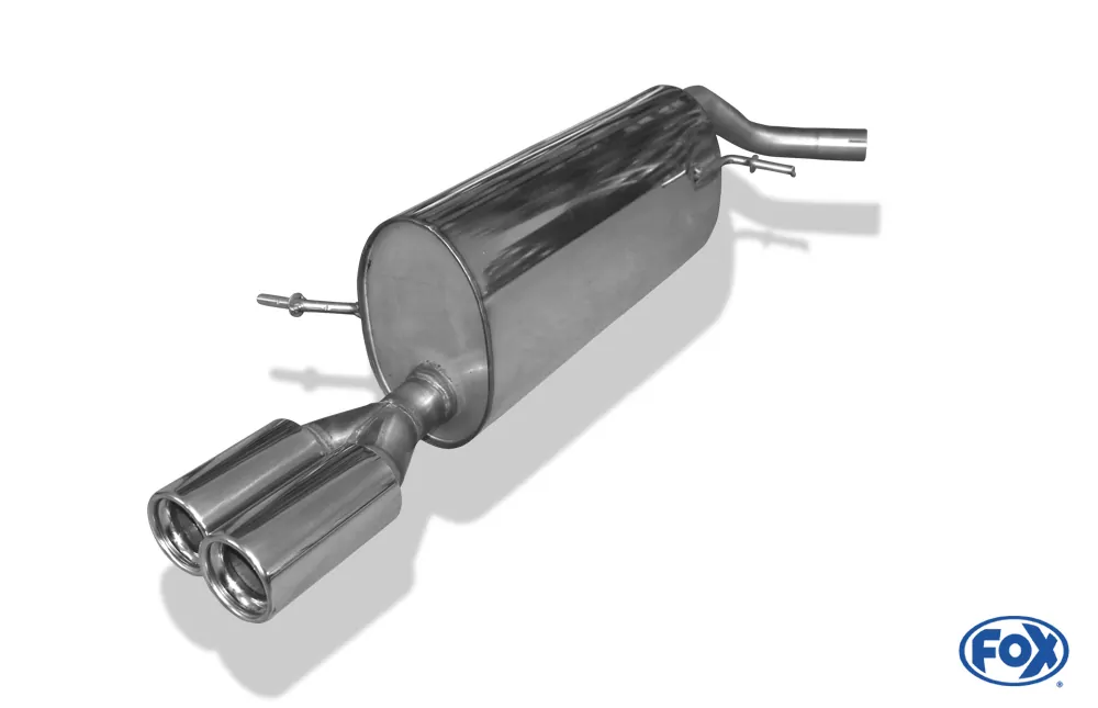 Skoda Fabia RS 5J Limousine  Endschalldämpfer - 2x76 Typ 13