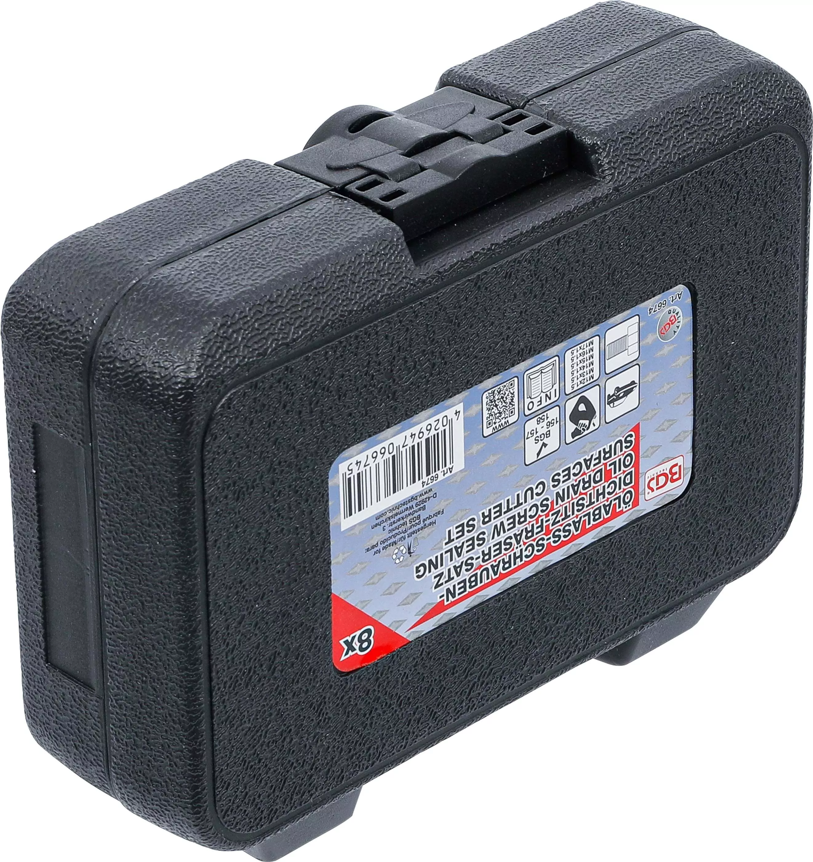 Ölablass-Schrauben-Dichtsitz-Fräser-Satz | 8-tlg.