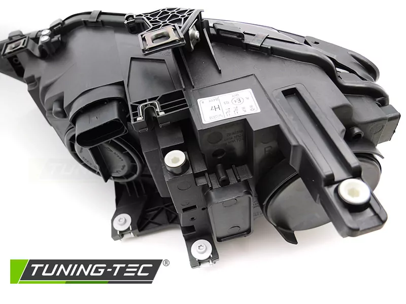 Headlight Black Left Side Tyc Fits Audi A4 B8 12-15