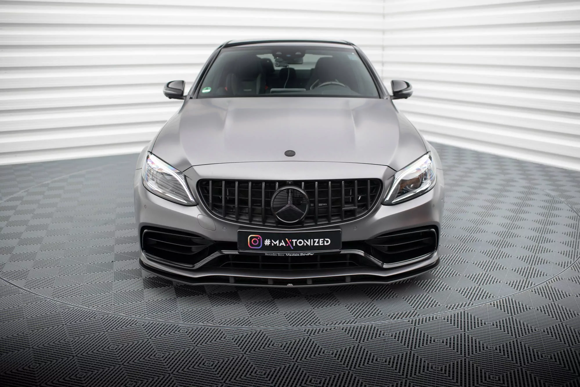 Street Pro Front Ansatz Für Für Mercedes-AMG C63 Limousine / Kombi W205 Facelift