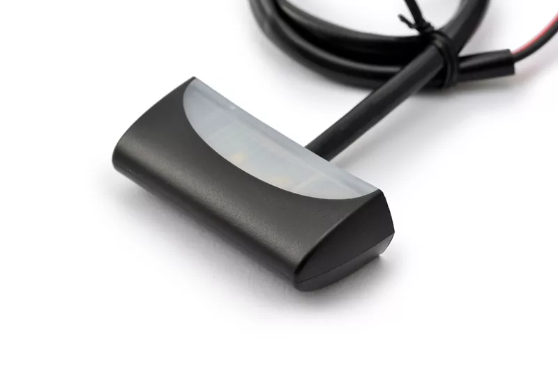 DAYTONA Kennzeichenbeleuchtung, schwarz, E-gepr. E-geprüft