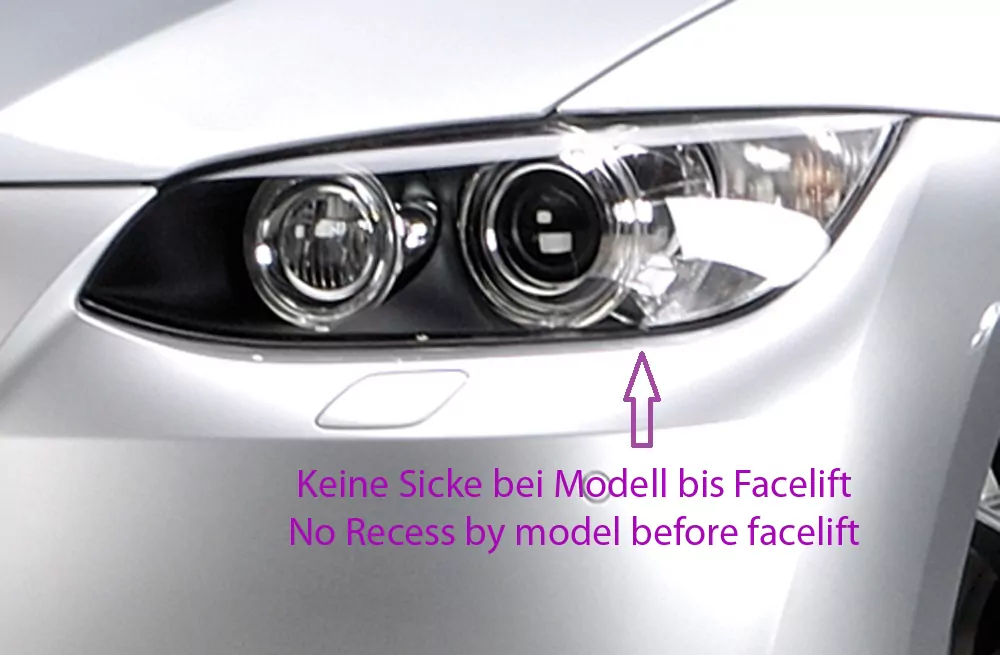 Rieger Spoilerstoßstange für BMW 3er E93 - Cabrio 03.10- (ab Facelift) LCI carbon optik