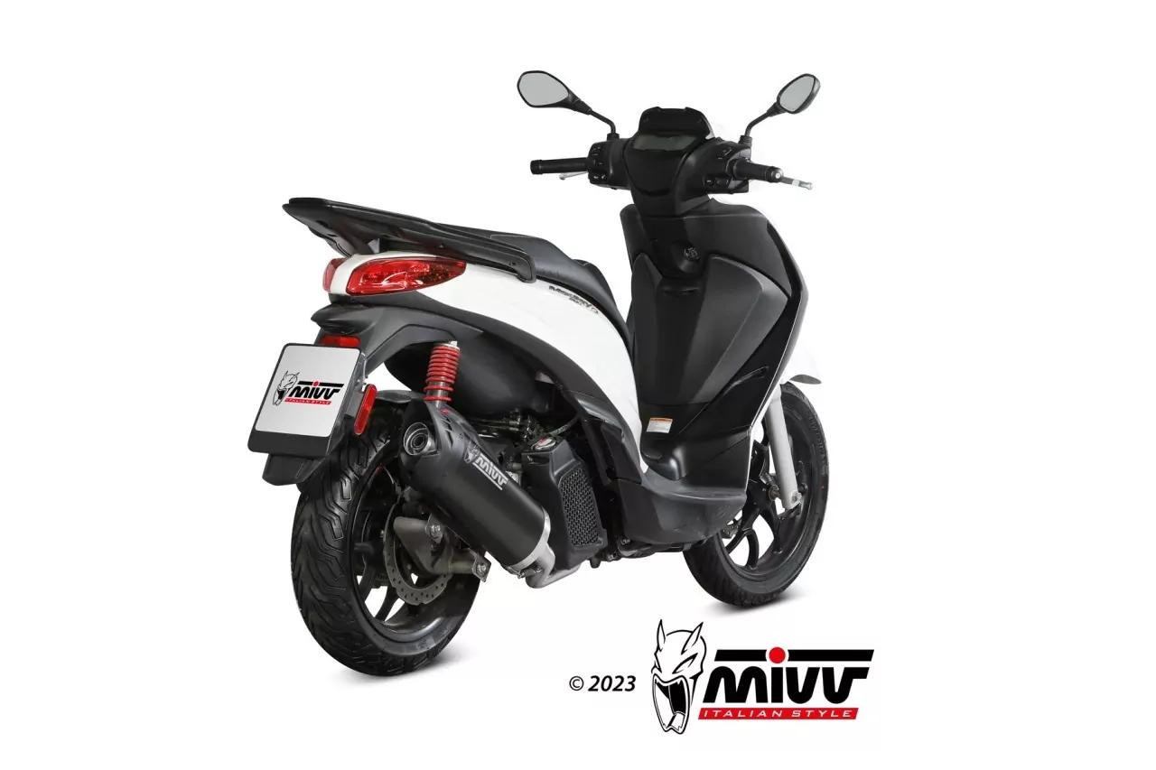 MIVV MOVER Edelstahl Schwarz PIAGGIO MEDLEY 125 S 21-23