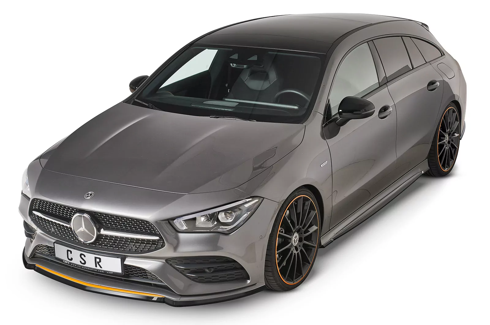 Seitenschweller für Mercedes Benz CLA C118 / X118 AMG-Line SS470 Strukturiert (schwarz matt)