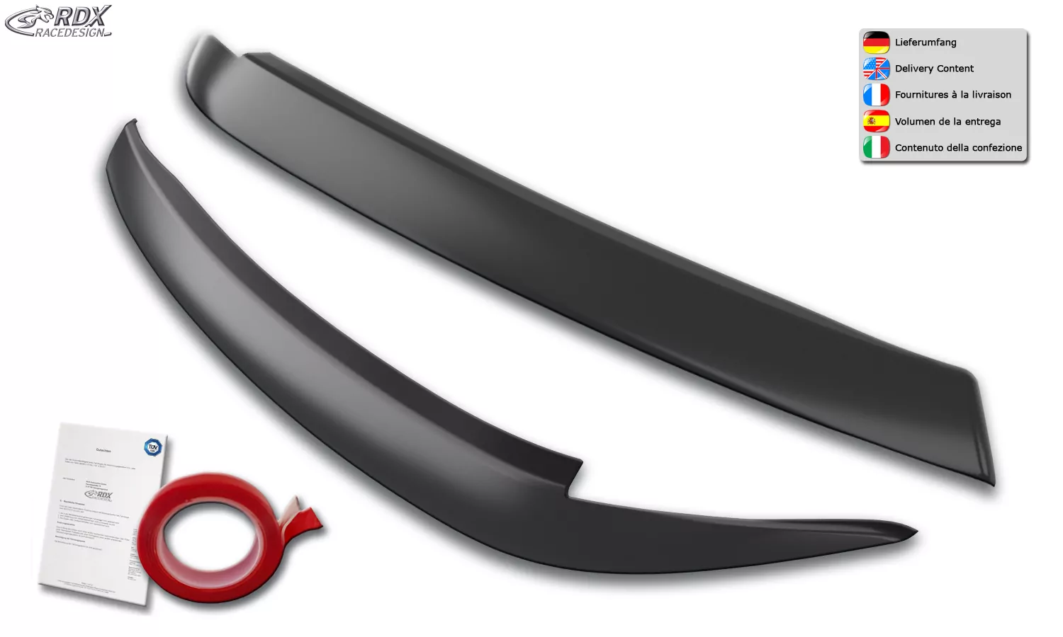 RDX Scheinwerferblenden für VW Caddy SK / SKN (2020+) Böser Blick