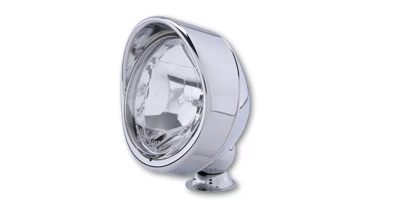 - Kein Hersteller - Fernscheinwerfer 90mm mit Visier, chrom, H3 E-geprüft