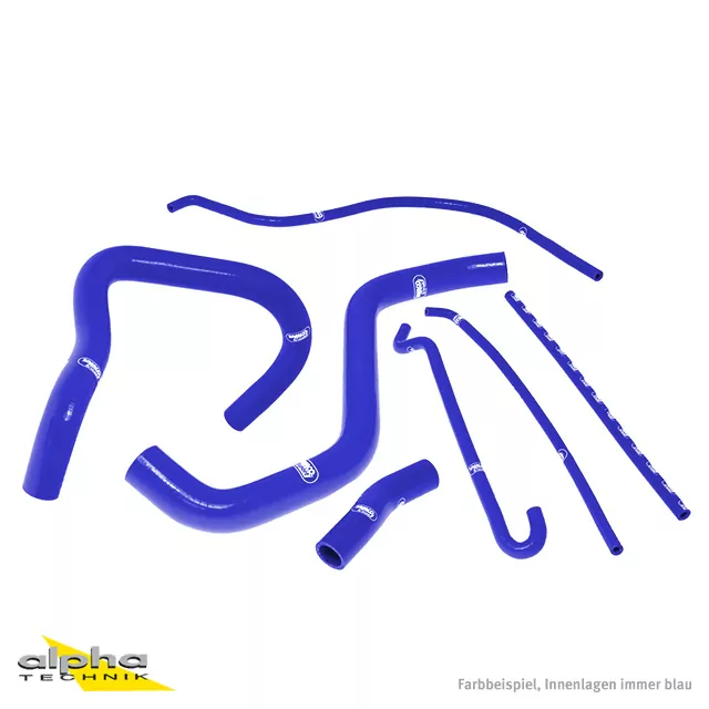 SAMCO SPORT Siliconschlauch Kit blau für Suzuki GSX1300R Hayabusa Modelljahr 2008-2019