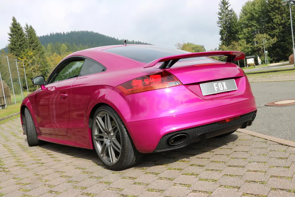 Audi TT 8J RS  Endschalldämpfer quer Ausgang rechts/links mit Unterdruckklappe