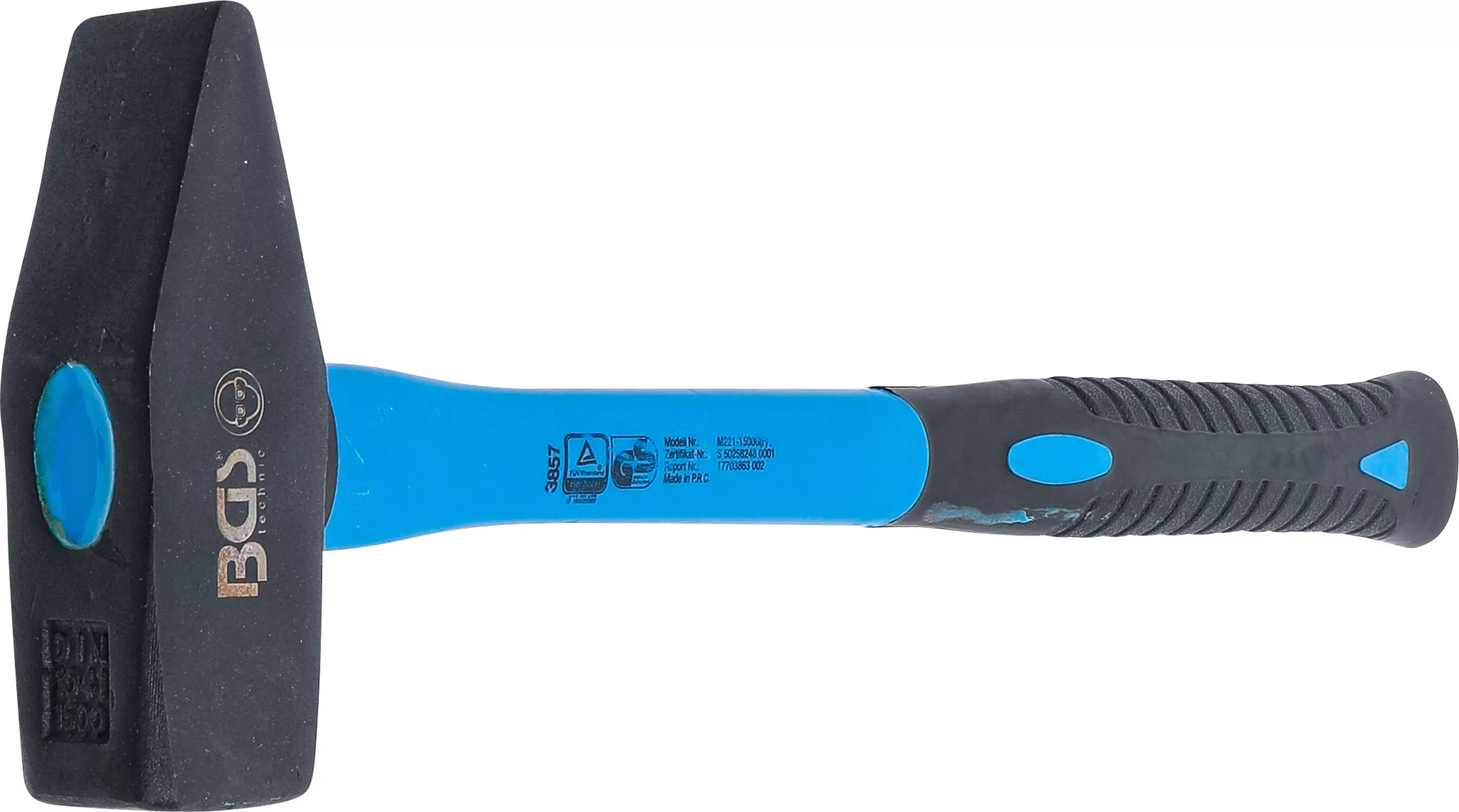 Schlosserhammer | Fiberglasstiel | DIN 1041 | 1500 g