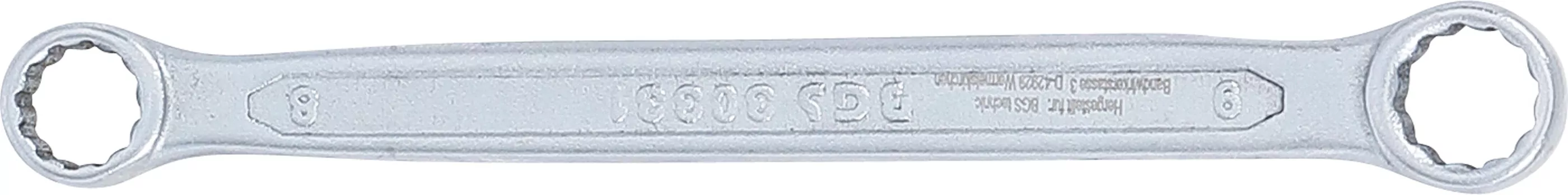 Doppel-Ringschlüssel | extra flach | SW 8 x 9 mm