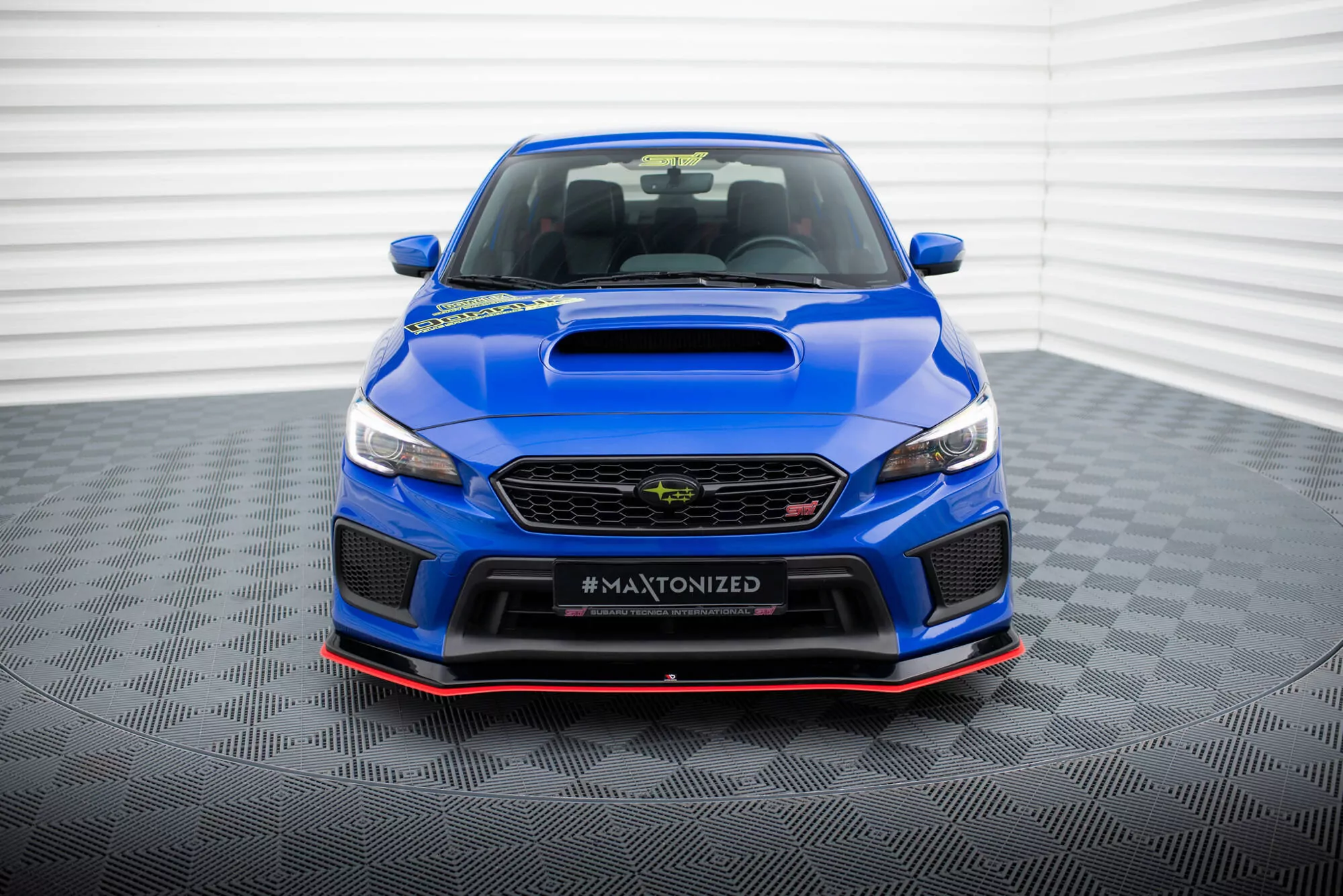 Front Ansatz V.2 Für Subaru WRX STI Mk1 Facelift