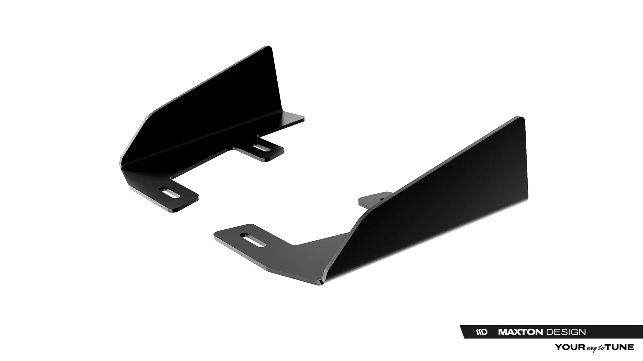 Hintere Seiten Flaps Für Cupra Leon ST Mk1 Facelift Schwarz Hochglanz
