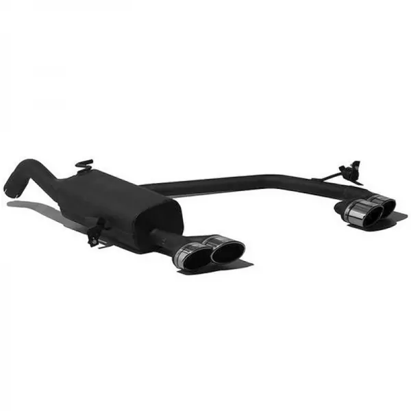 Ulter Sportauspuff für Peugeot RCZ 2010-2012 - 4 Duplex Endrohre Oval 220×80