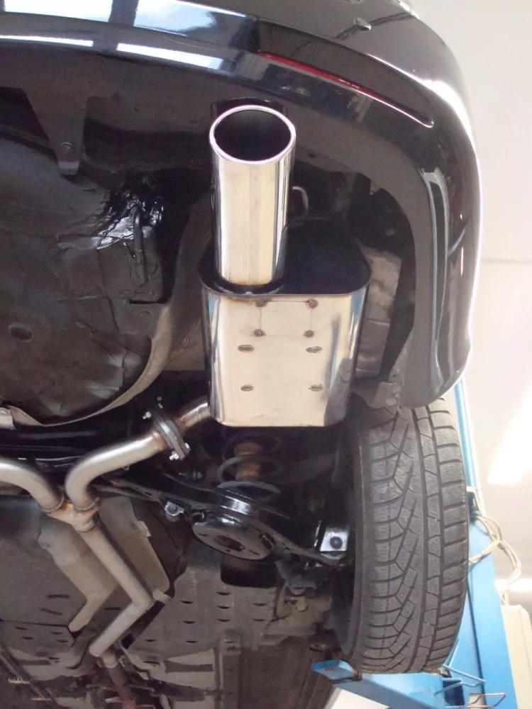 Mazda 6 GG/GY nicht Facelift  Endschalldämpfer rechts/links mit Y-Verbindungsrohr - 115x85 Typ 32 rechts/links