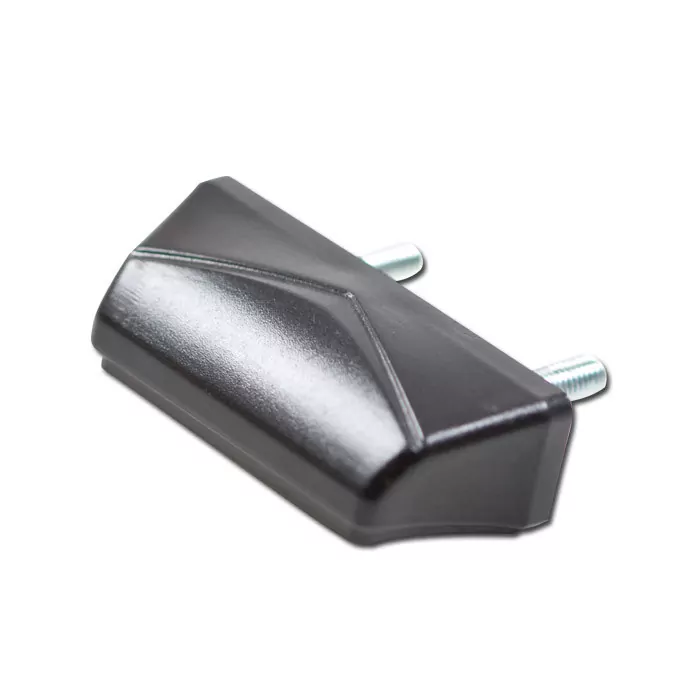 SMD-Kennzeichenbeleuchtung "Axis" | schwarz | ABS 3 SMD's | B 52 x H 13 x T 24 mm | E-geprüft