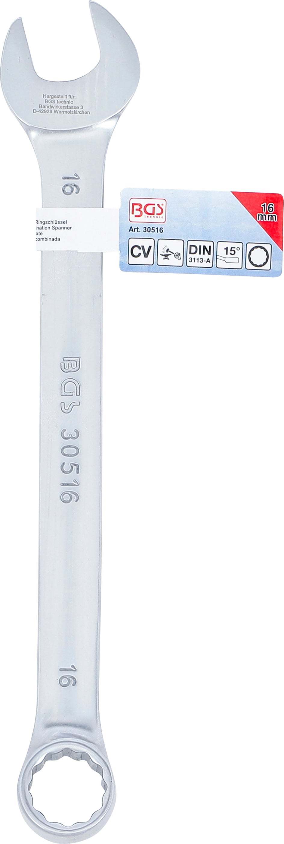 Maul-Ringschlüssel | SW 16 mm