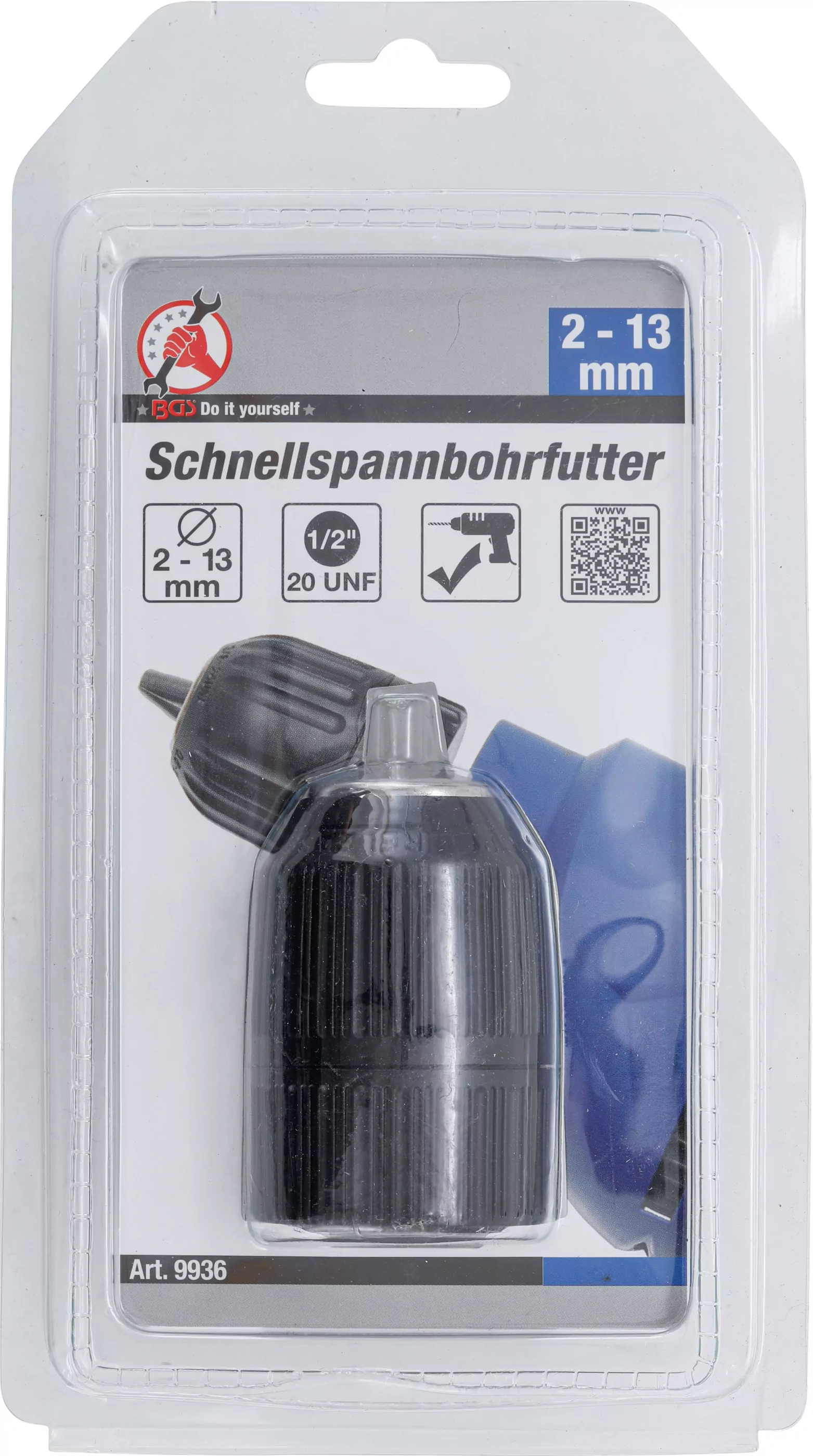 Schnellspannbohrfutter | 2 - 13 mm - 1/2" x 20 UNF