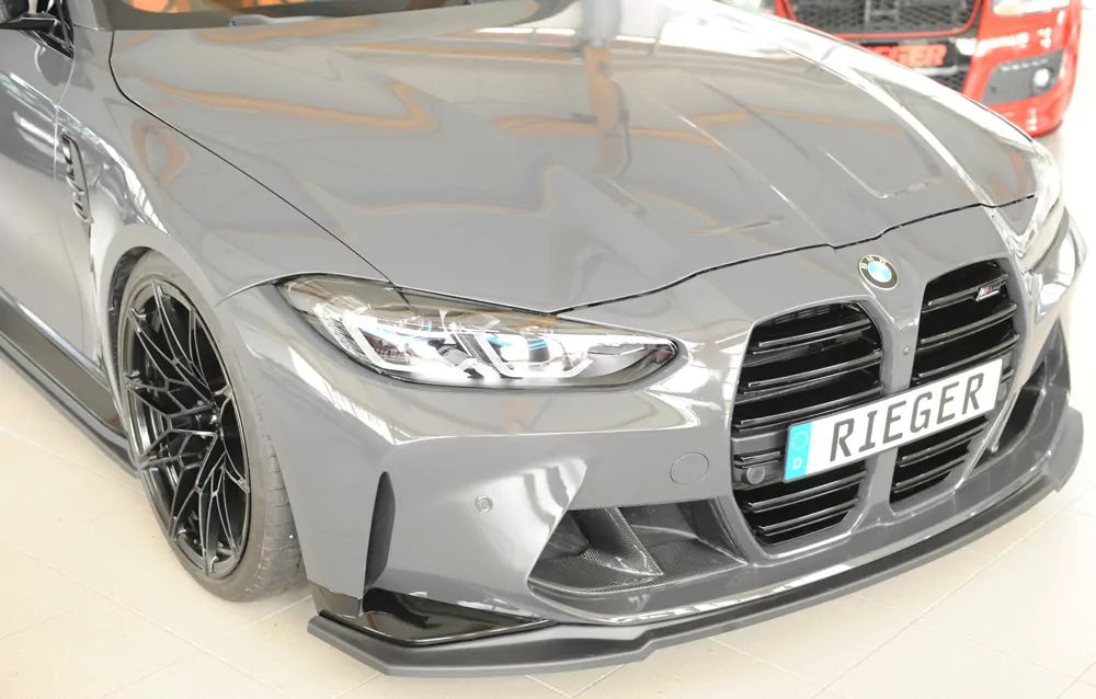 Rieger Spoilerschwert matt schwarz für BMW 4er G83 M4 (G234M) Cabrio 06.21-