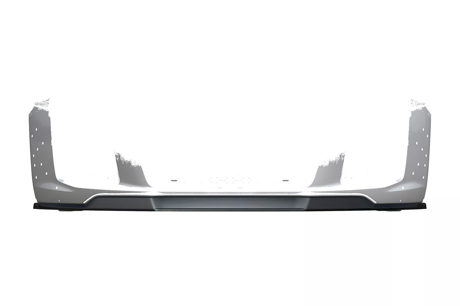 Cup-Spoilerlippe mit ABE für Audi R8 (Typ 4S) Lackierfreundlich (schwarz matt)