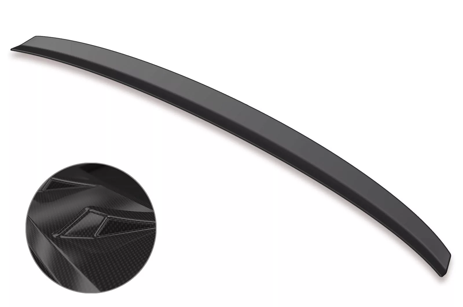 Heckflügel mit ABE für VW Passat B8 Typ 3G HF606-C Carbon Look Hochglanz