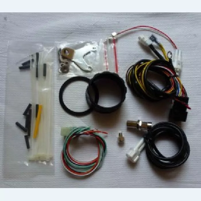 Multifunkti. Digitalinstrument Chrom Verschlußring Tacho Drehzahlmesser Voltmeter Temperaturanzeige