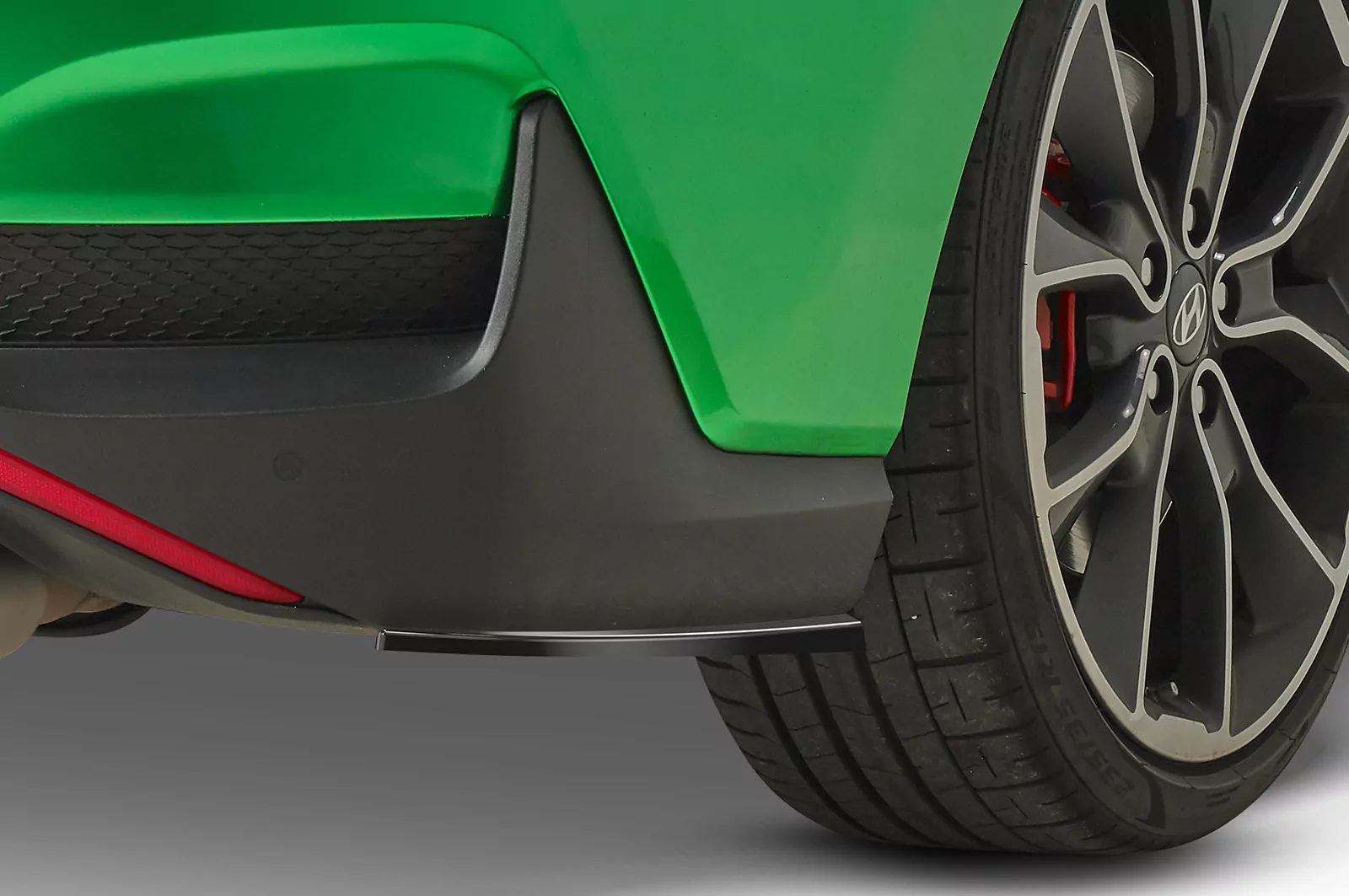 Heckansatz für Hyundai I30 N (PD) Fastback HA260 Strukturiert (schwarz matt)