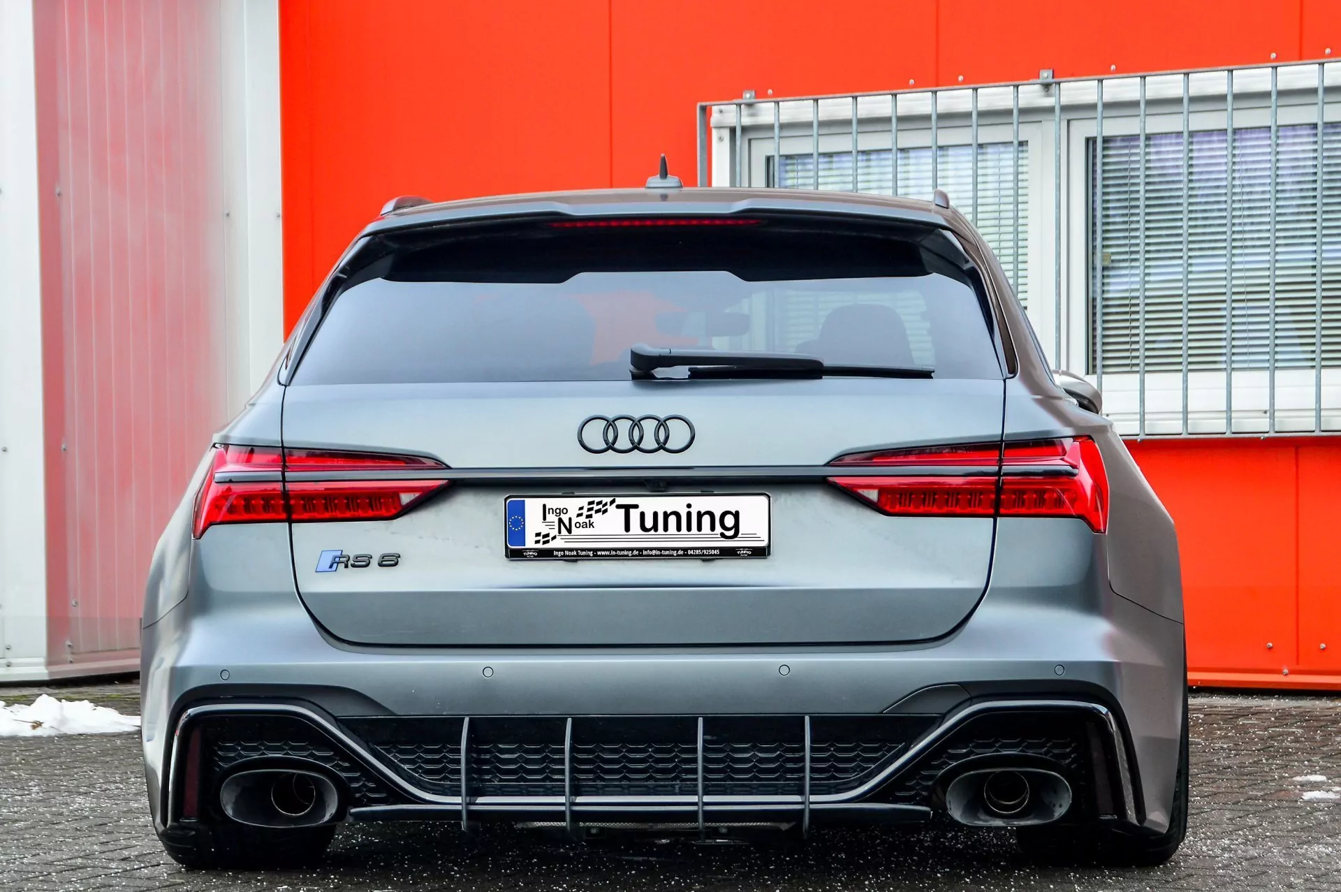 Gefräster Heckansatz für Audi RS6 C8