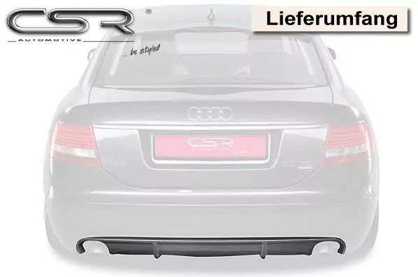 Heckansatz für Audi A6 C6 Typ 4F HA017