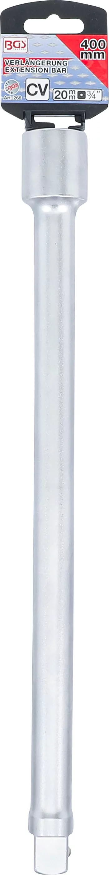 Verlängerung | 20 mm (3/4") | 400 mm