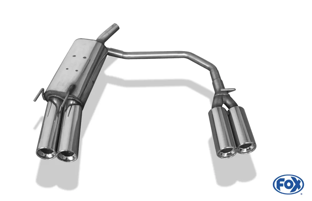 Opel Corsa B  Endschalldämpfer Ausgang rechts/links - 2x80 Typ 13 rechts/links