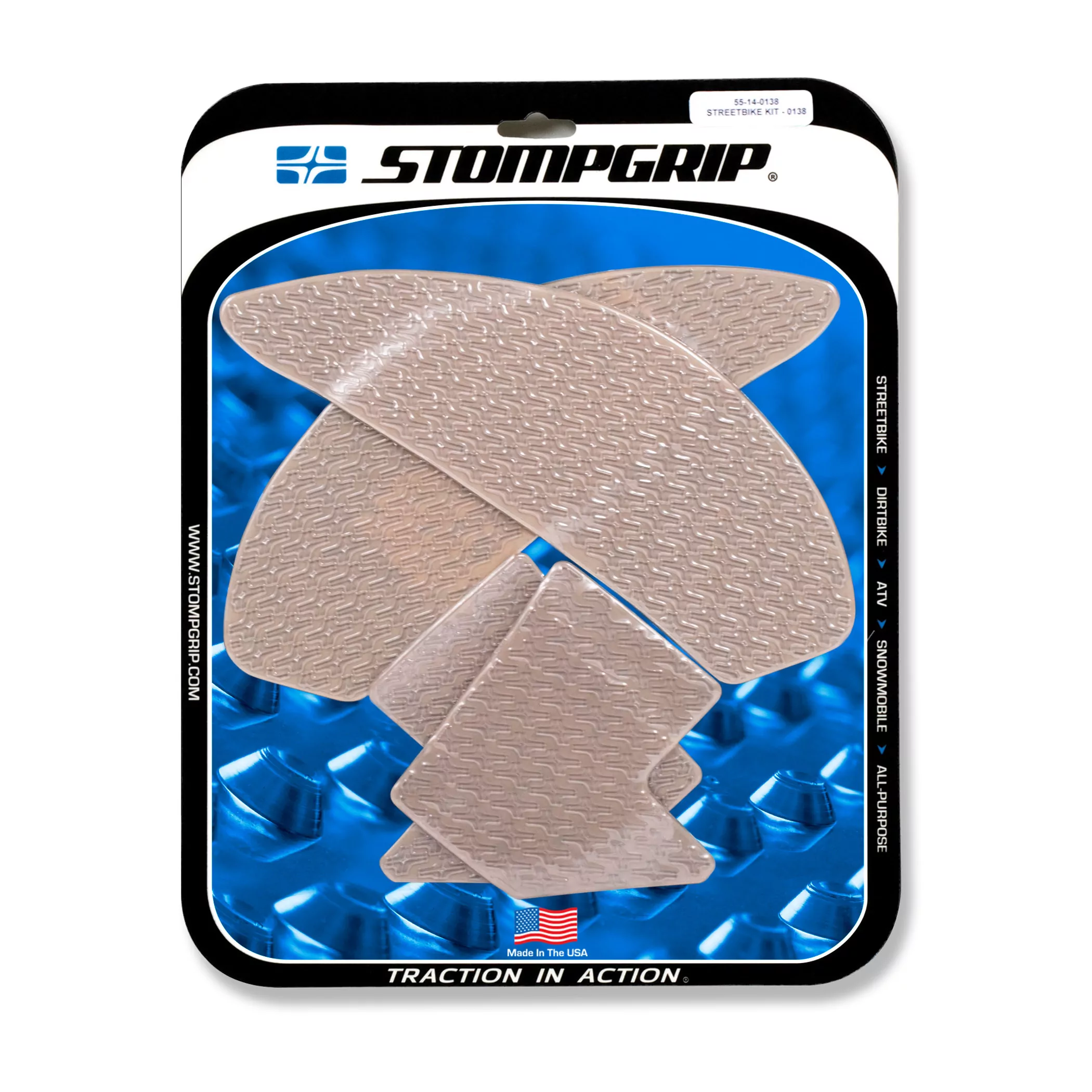 Stompgrip Traction Pad Icon für Yamaha MT-10 17-21 Klar